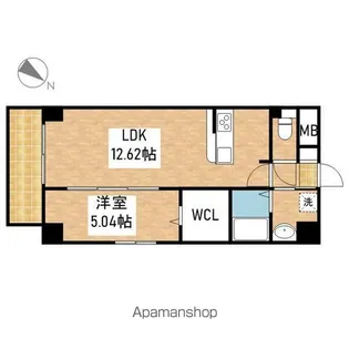 GRANDUKE千代田regaria【4階】の間取り