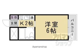 レジデンスWITH【803号室】の間取り