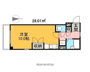 KMコート【1階】の間取り