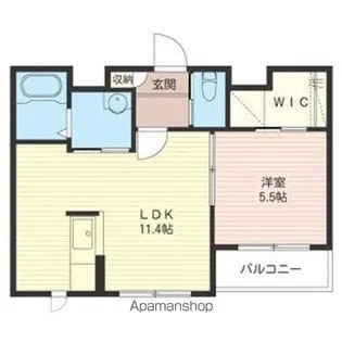 アーバンヒルズA【2階】の間取り