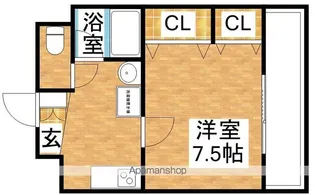 エル・カスティージョ【2階】の間取り