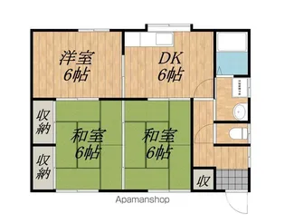 フラワーヒル【B号室】の間取り