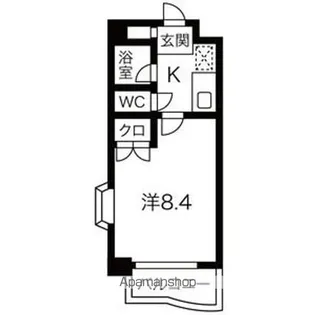 シティライフ打越【3階】の間取り
