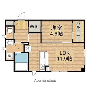 MON MAISONK十【501号室】の間取り