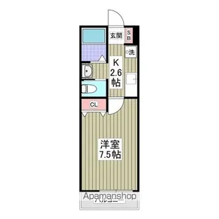 アテレーゼ上福岡【1階】の間取り