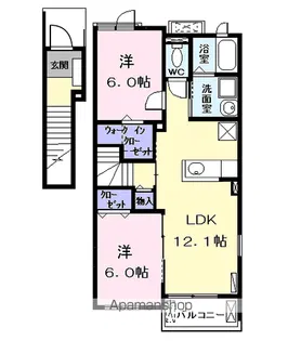 A・PLACEⅡ【2階】の間取り