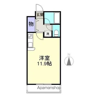 エルセラーン6【102号室】の間取り