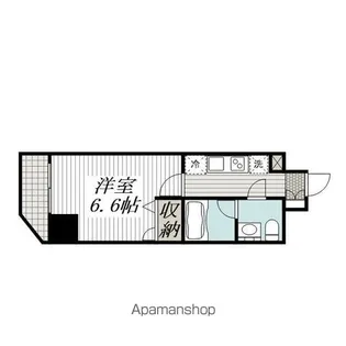 ジェノヴィア横浜関内Ⅱスカイガーデン【5階】の間取り