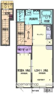 RYUSEIⅤA【206号室】の間取り