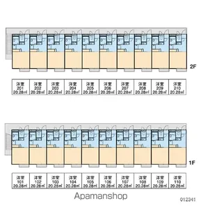 レオパレス栗橋【2階】の間取り
