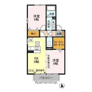 ウィルモア新松戸 A棟【1階】の間取り