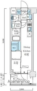 リビオメゾン東北沢【1階】の間取り