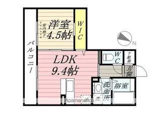 岡山県岡山市北区御津野々口【アパート】の間取り