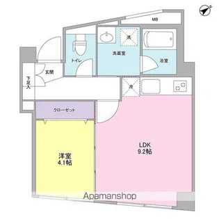 ロイヤル馬込【3階】の間取り