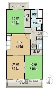 第2コーポ田中【2階】の間取り