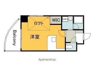 グランドポレストーネ竹屋【1102号室】の間取り