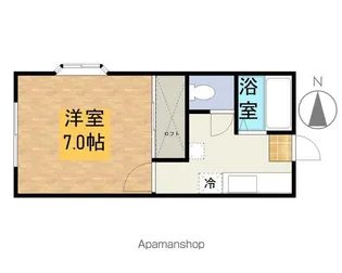 セゾン水の森【101号室】の間取り