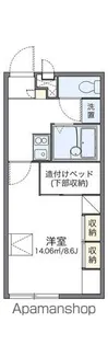レオパレスアイ【206号室】の間取り