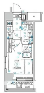セジョリ横浜WESTⅡ【5階】の間取り