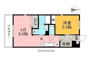 アクセスコート【3階】の間取り