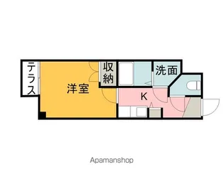 ベルビュー河原町【2階】の間取り
