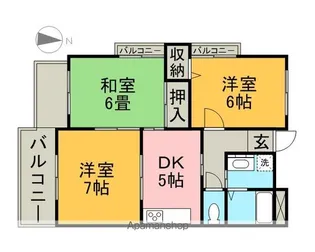 愛知県名古屋市東区筒井1丁目【マンション】の間取り
