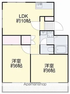 大和マンション【201号室】の間取り
