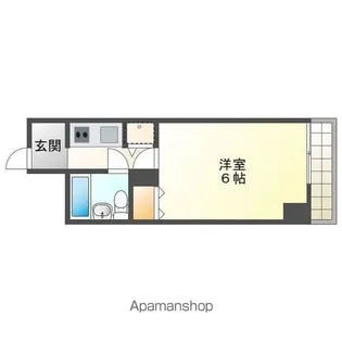 ライオンズマンション橦木【6階】の間取り
