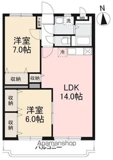 ベルティオンTK【1階】の間取り