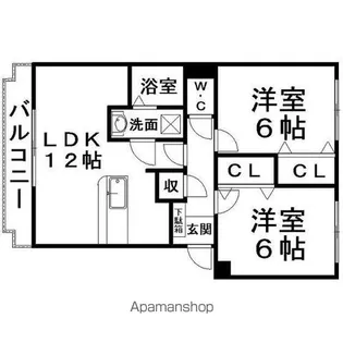 ラ・エトワールⅠ(光葉町)【2階】の間取り
