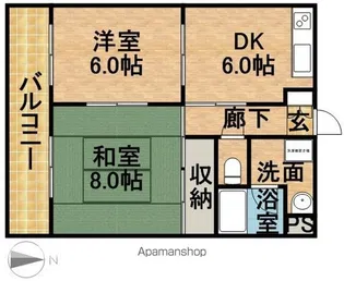 オズハウス2【3階】の間取り