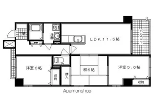 スペシャリー堀川【701号室】の間取り