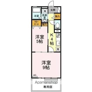 パストラル川名【1階】の間取り