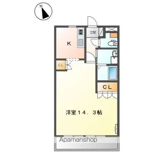 NOBLECHATEAU K.T【2階】の間取り
