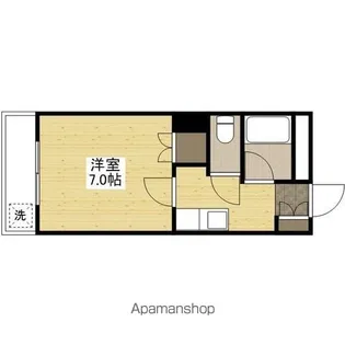 第二大内ビル【4階】の間取り