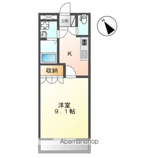 グランディール【2階】の間取り