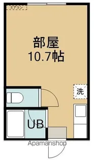 ファインハウス西元【211号室】の間取り
