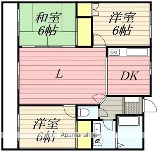 パストラル柳丸Ⅰ【7階】の間取り