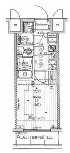 1Kの間取り画像