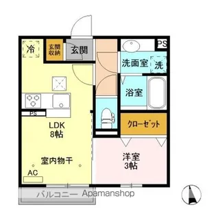 プレミスト Ⅳ【1階】の間取り