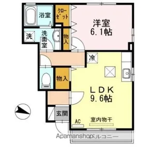 ルーラル タウン【1階】の間取り