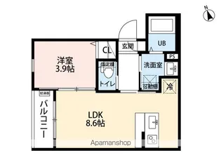 robot home 新守山【2階】の間取り
