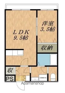 アビシニアン【203号室】の間取り