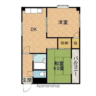 シャトレー寿【1階】の間取り