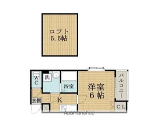 エヌズコートⅡ【304号室】の間取り