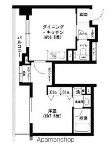クリオ文京小石川【15階】の間取り