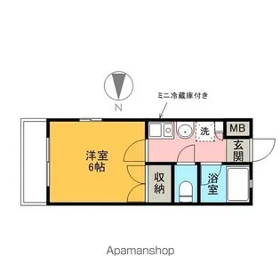D’SVARIE西新宿レジデンス【4階】の間取り