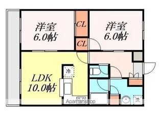 アリエッタ清須【202号室】の間取り