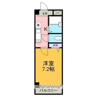 チェリーフォート【201号室】の間取り