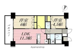 RJRプレシア高砂【803号室】の間取り